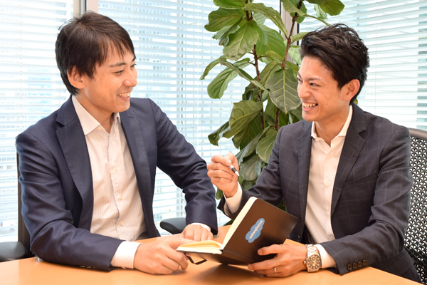 セールスエンジニア部門 川窪氏、長谷川氏