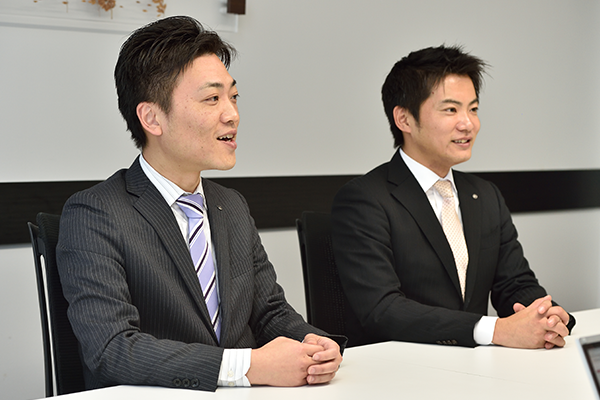 福岡銀行　人事部　人事グループ調査役／山中武範 福岡銀行　人事部　人事グループ調査役／林健太