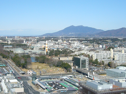 研究学園都市風景