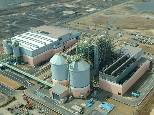 福山ゴミ固形燃料工場、発電所